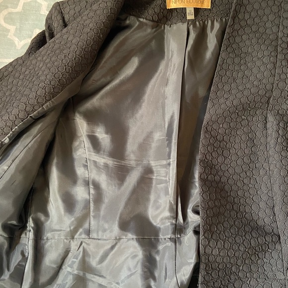 2/$10 Black Quilted Blazer - Picture 2 of 5